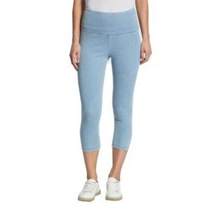 Lysse Classics Perfect Denim Lyssefit hi-waist Capri Pants 6173 (Bleached Blue)
